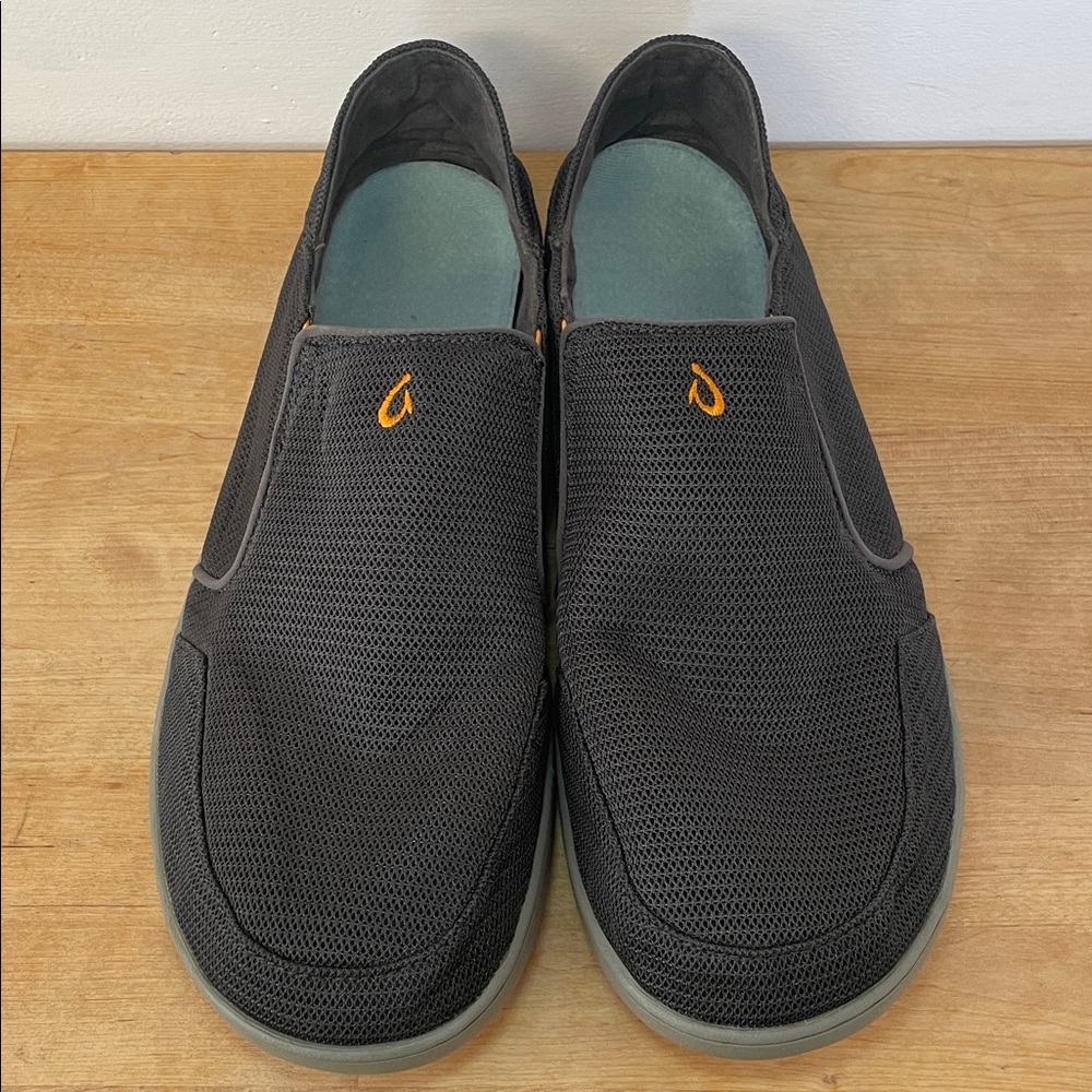OLUKAI Nohea Mesh Men's Slip On Sneakers, Lightweight convertible shoes size 13